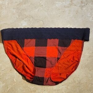 MeUndies Bikini Buffalo Plaid Panty XL